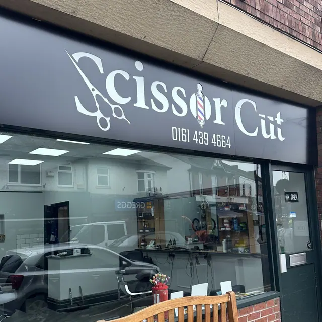 The Scissor Cut shopfront on Woodford Road